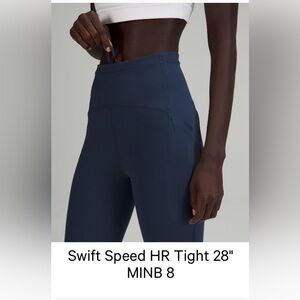 Lululemon Swift Speed HR Leggings 28”